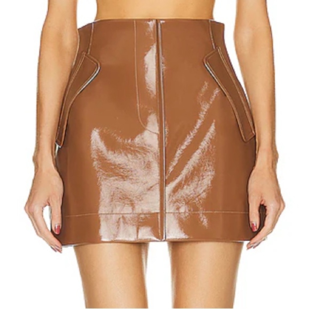AKNVAS Rubin Vegan Leather Skirt
